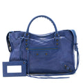 BALENCIAGA CLASSIC CITY BAG BLUE