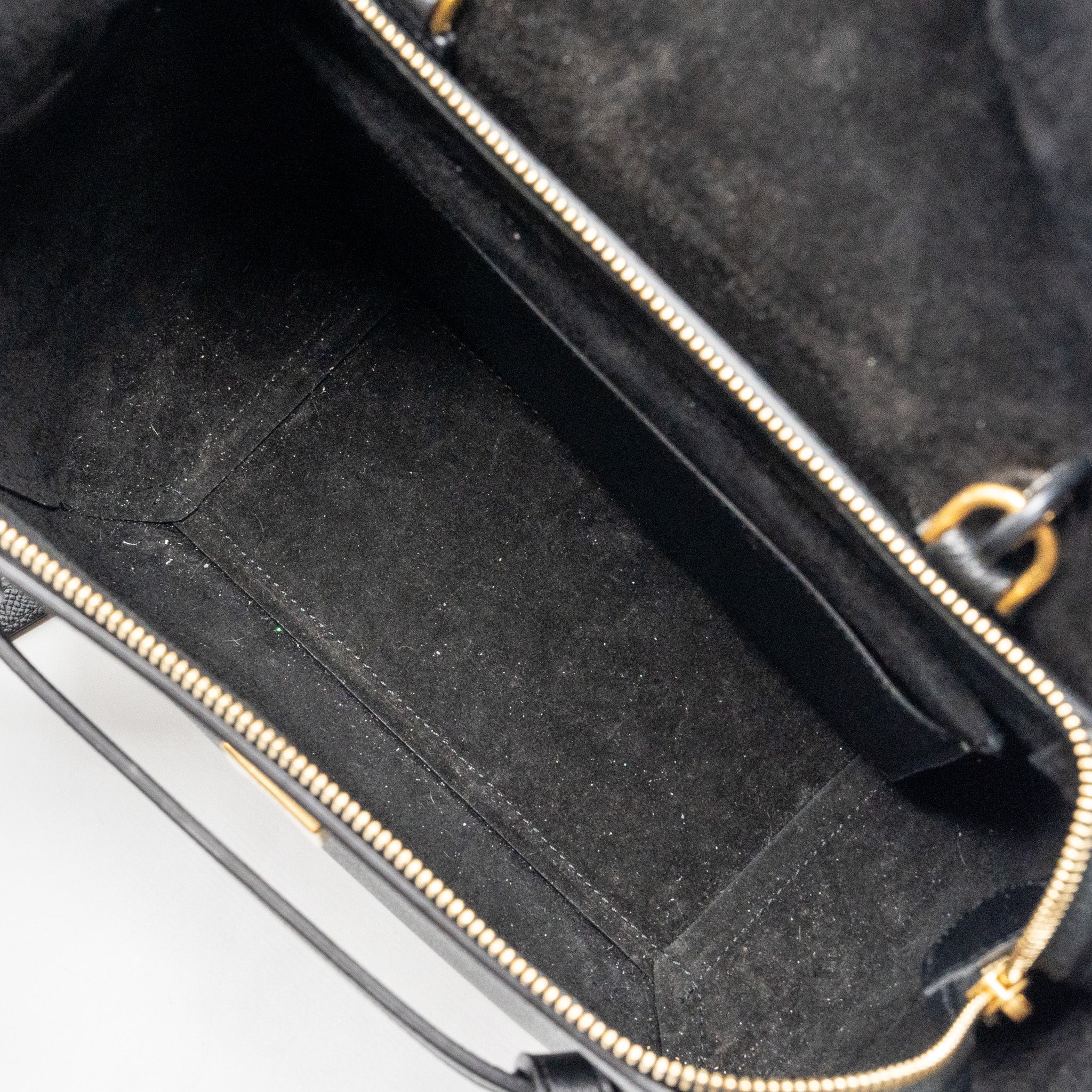 CELINE MICRO BELT BAG CALFSKIN BLACK GHW