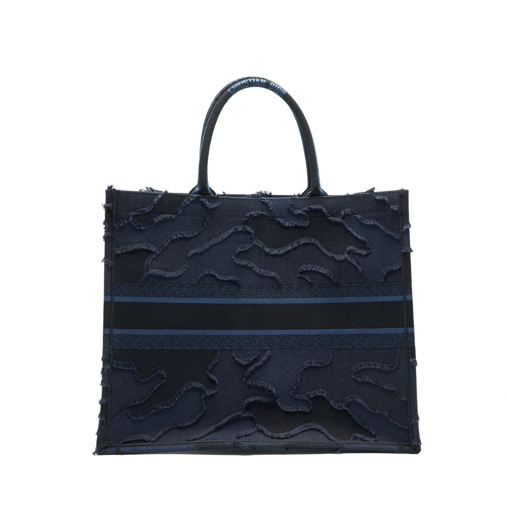 CHRISTIAN DIOR DIOR BOOK TOTE DENIM BLUE