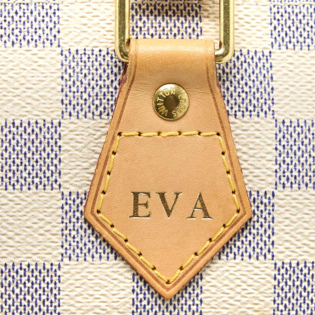 LOUIS VUITTON SPEEDY 25 DAMIER AZUR CANVAS GHW