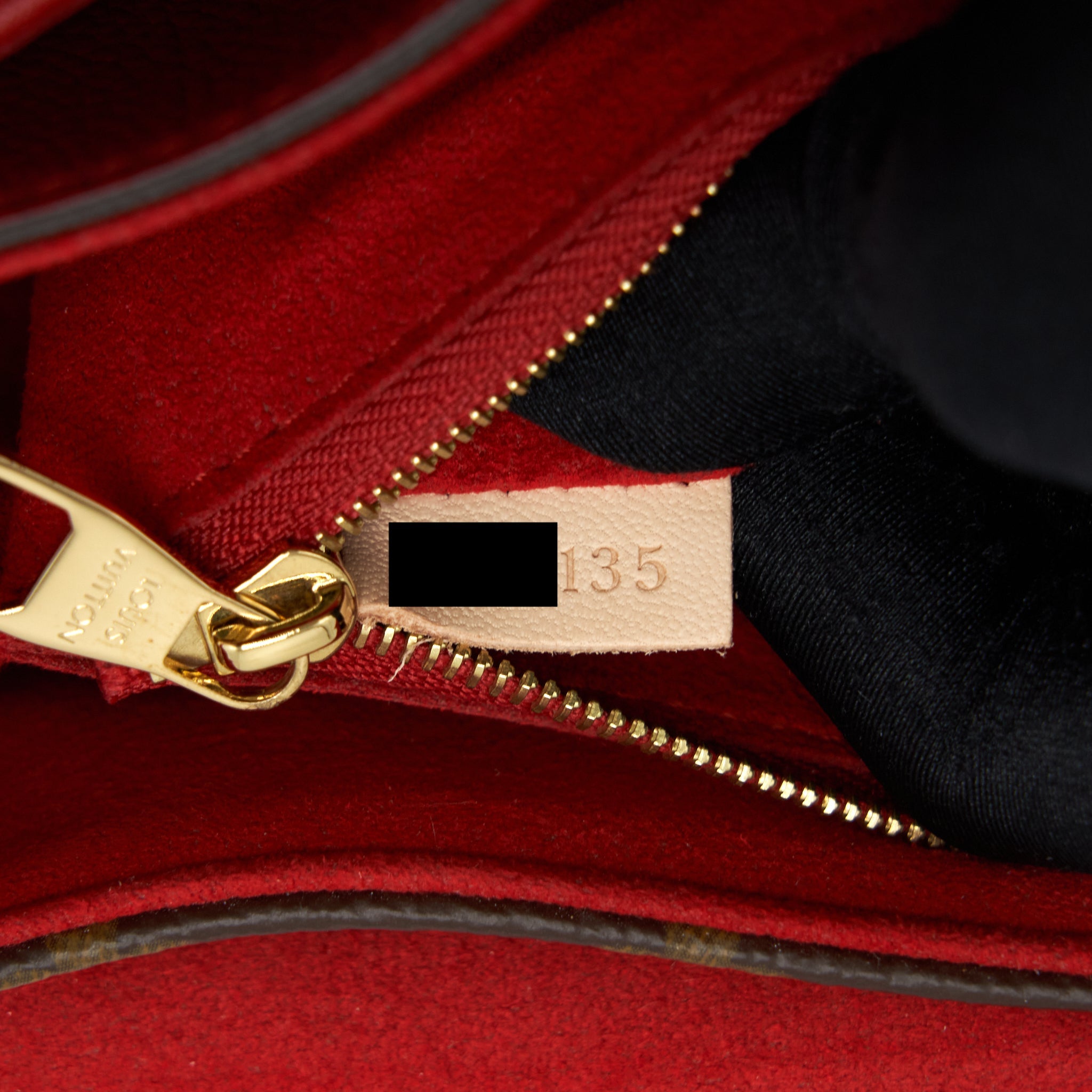 LOUIS VUITTON PALLAS CHAIN BAG CERISE MONOGRAM CANVAS/LEATHER GHW