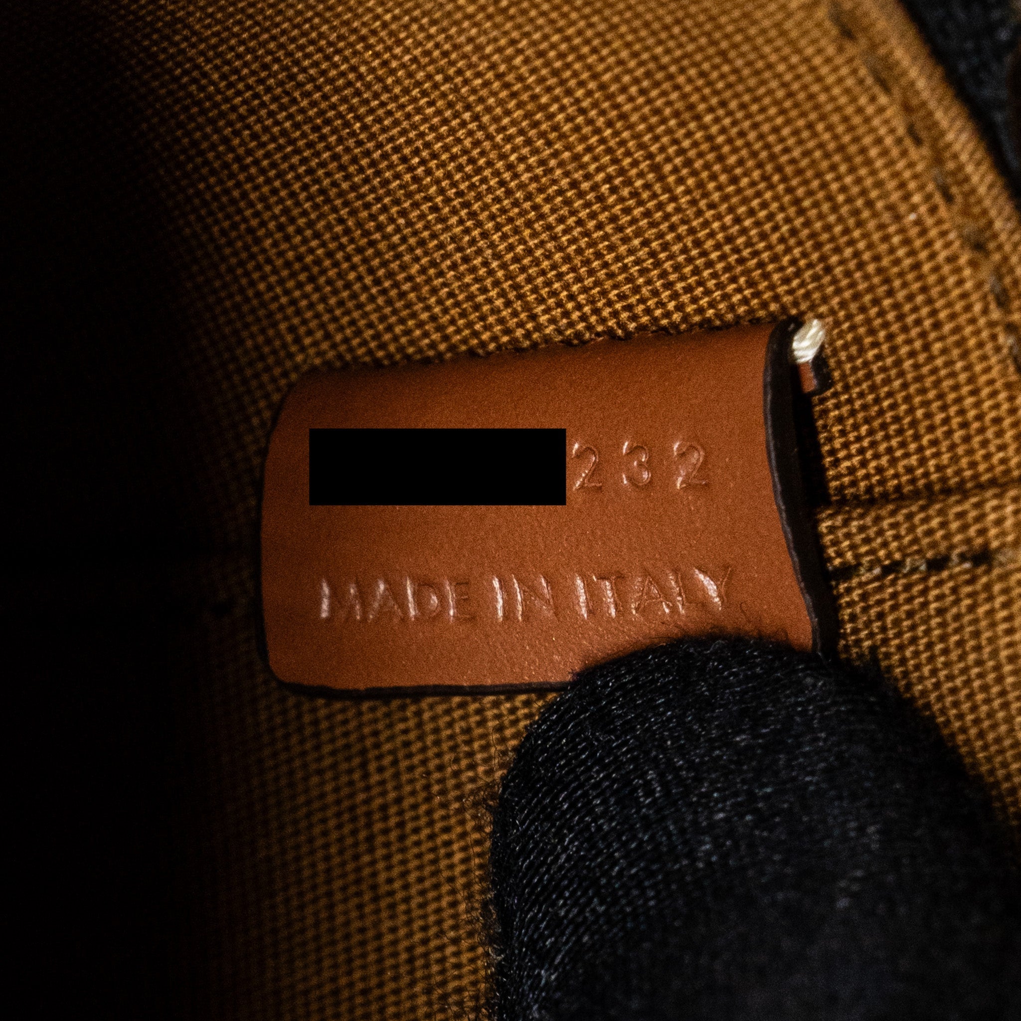 CELINE MINI VANITY CASE TRIOMPHE CANVAS/CALFSKIN TAN GHW