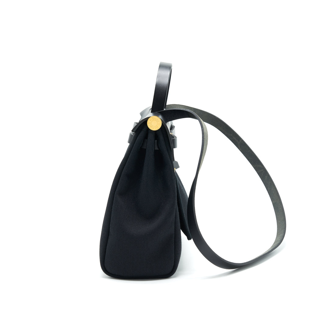 HERMES HERBAG 31 BLACK GHW