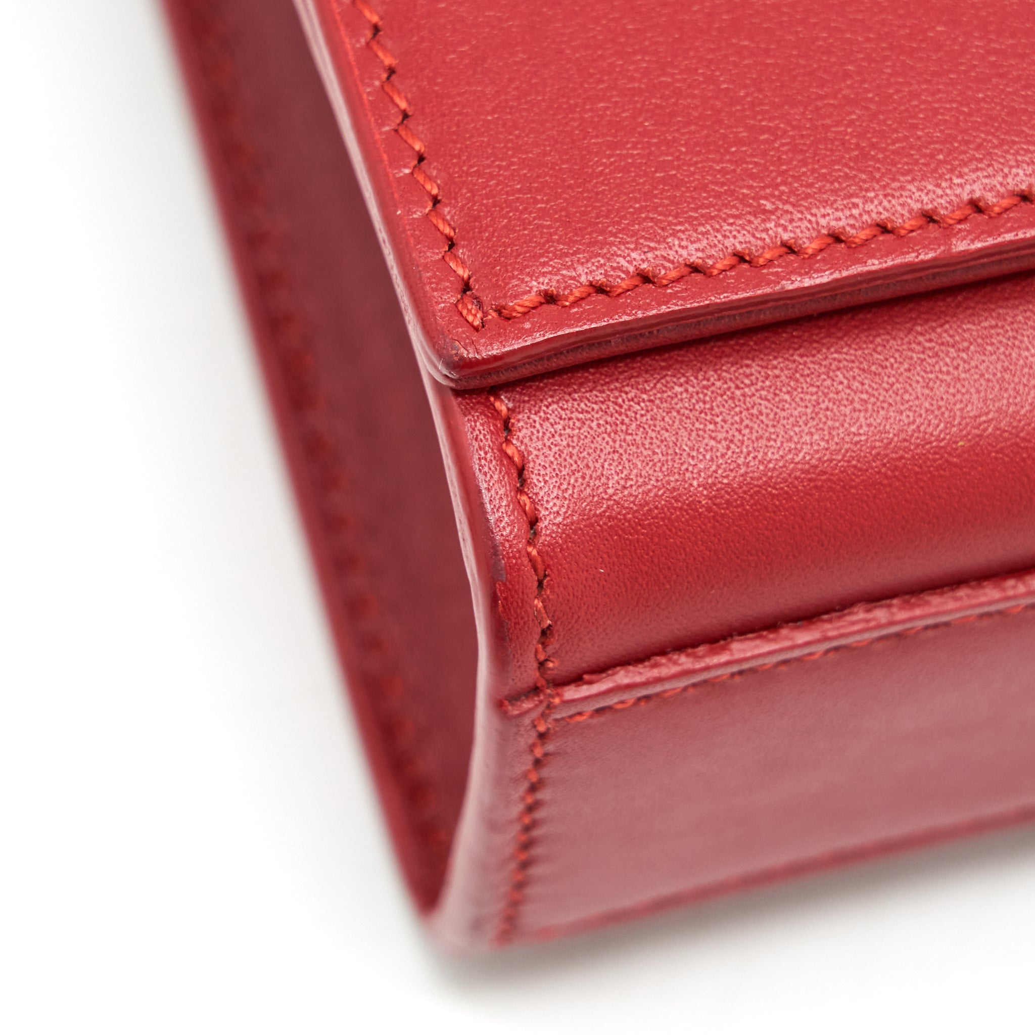 SAINT LAURENT (YSL) MEDIUM KATE BAG TASSEL RED GHW