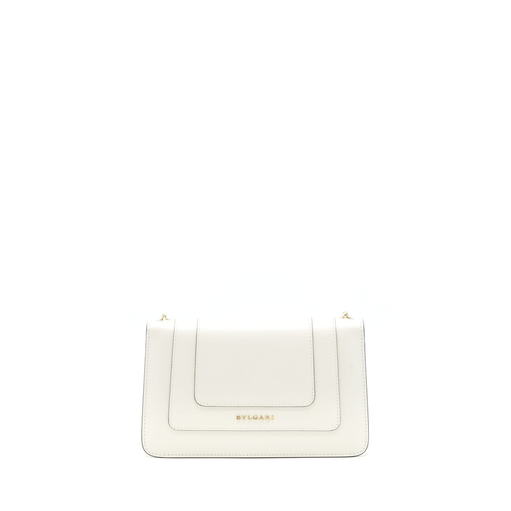 BVLGARI SERPENTI FOREVER CROSSBODY BAG WHITE LGHW
