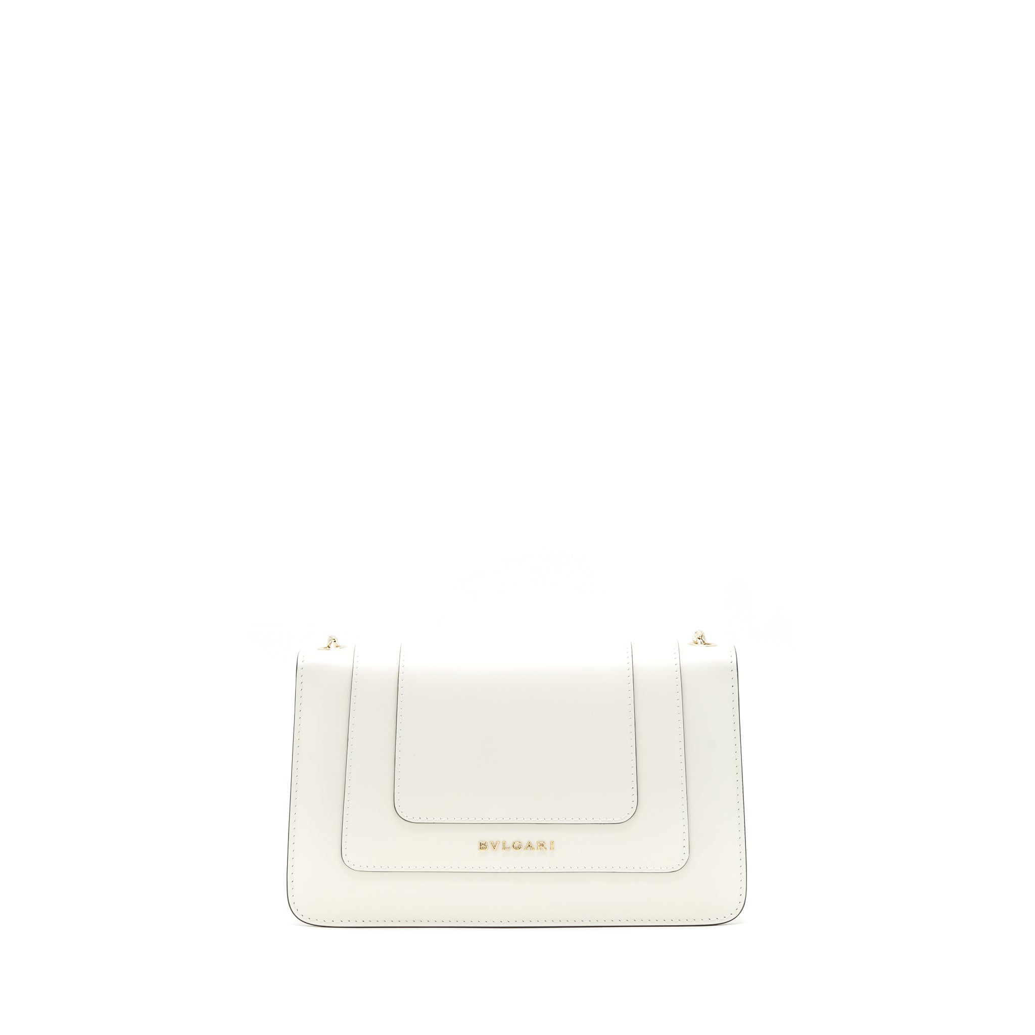 BVLGARI SERPENTI FOREVER CROSSBODY BAG WHITE LGHW