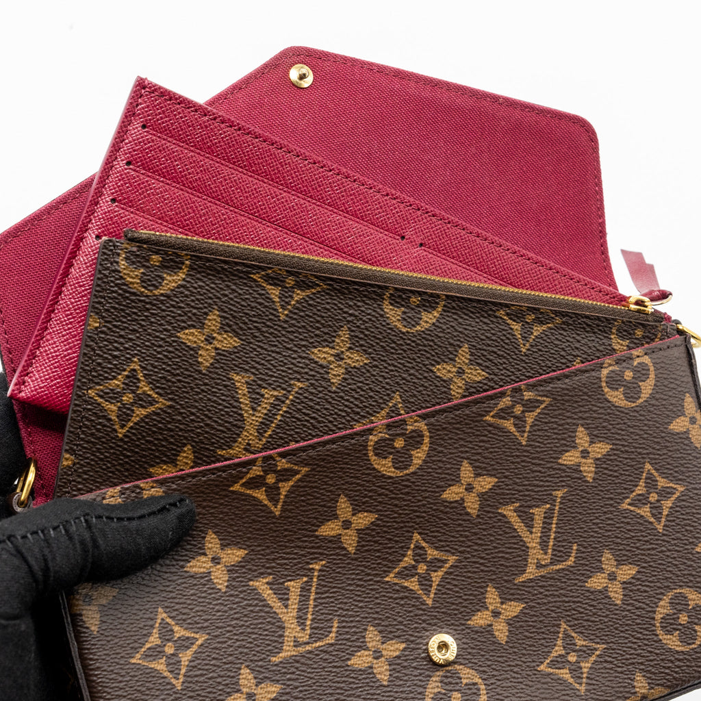 LOUIS VUITTON FELICIE POCHETTE MONOGRAM CANVAS GHW