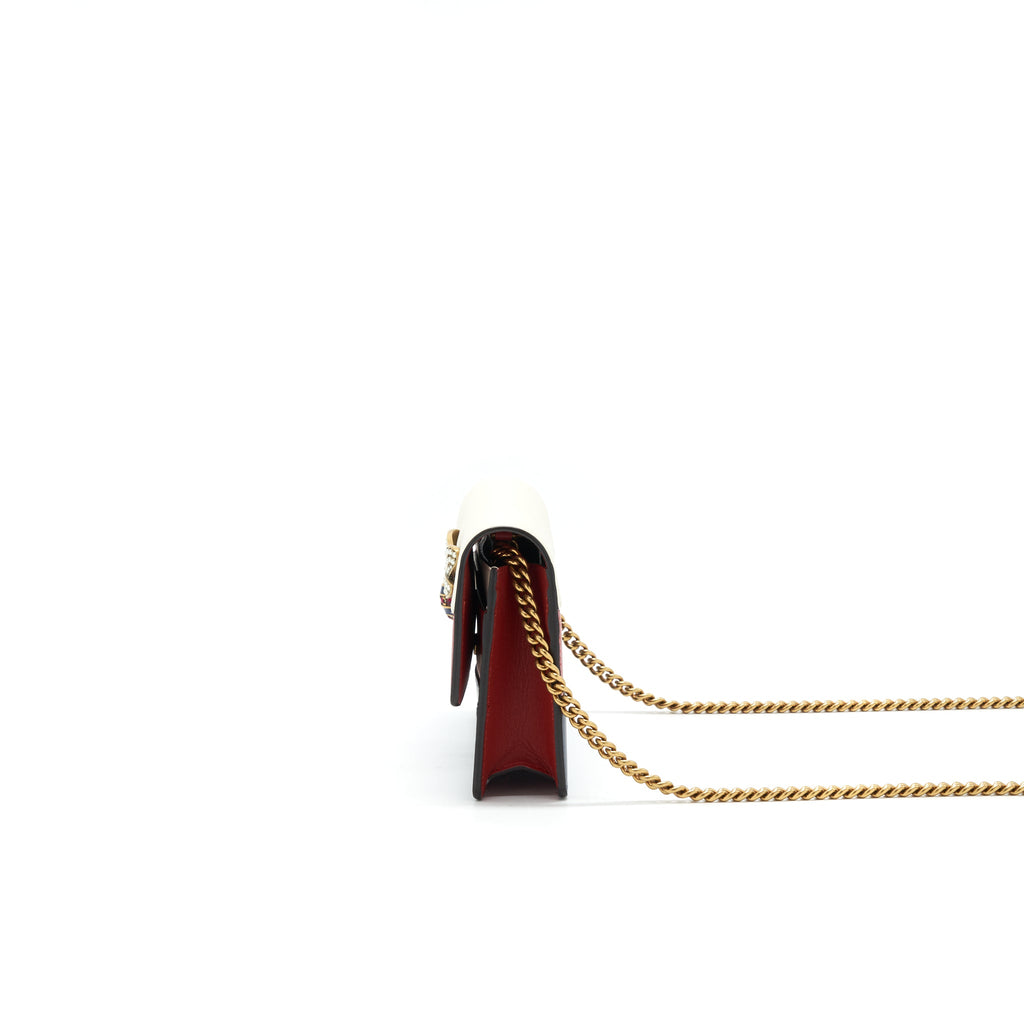 GUCCI QUEEN MARGARET LEATHER MINI BAG