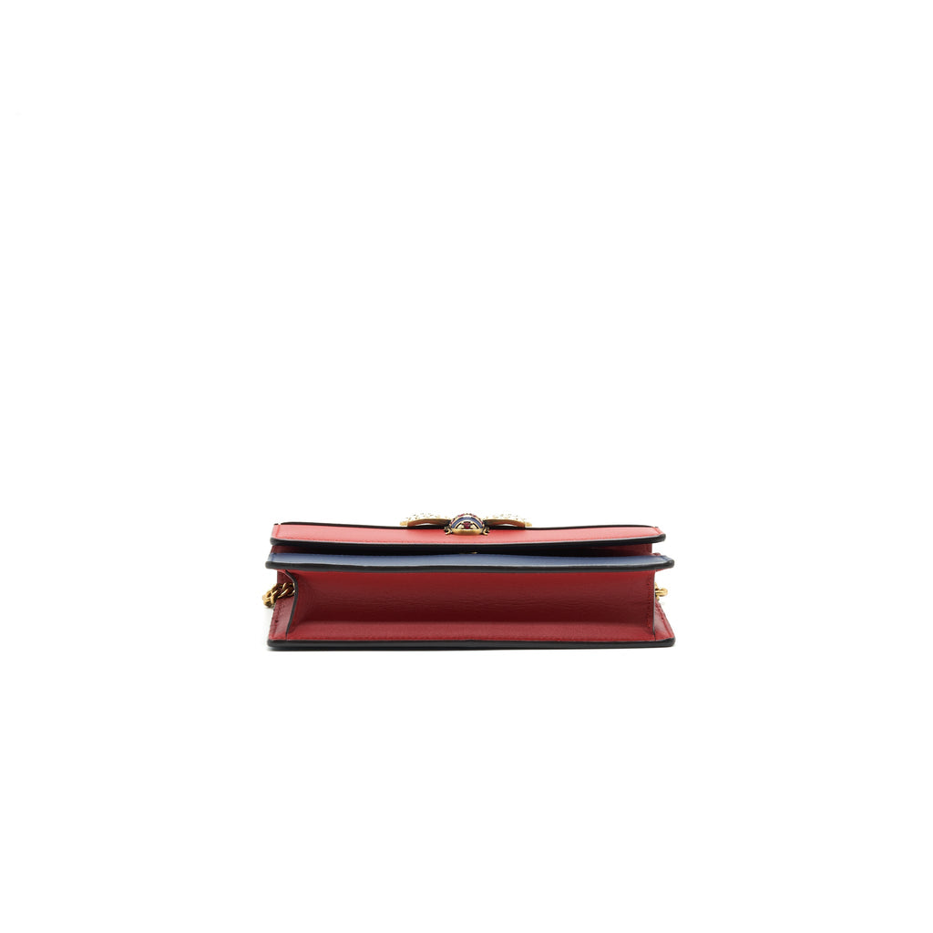 GUCCI QUEEN MARGARET LEATHER MINI BAG