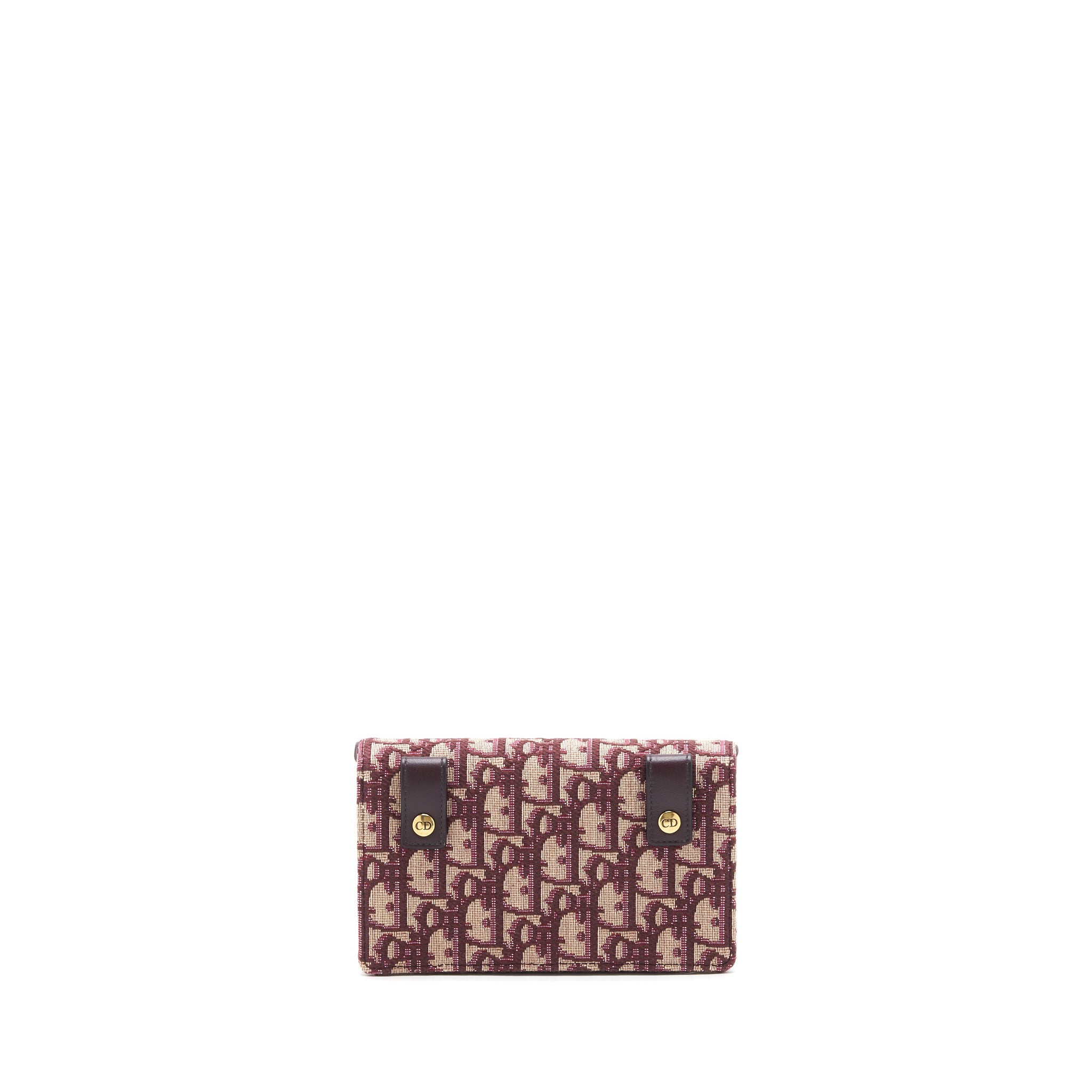 DIOR SADDLE BELT POUCH RED OBLIQUE GHW