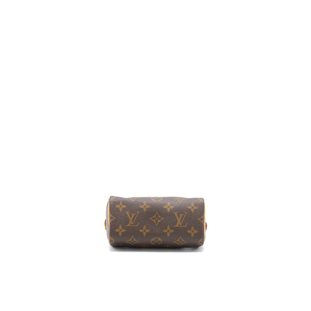 LOUIS VUITTON NEW VERSION NANO SPEEDY MONOGRAM CANVAS GHW