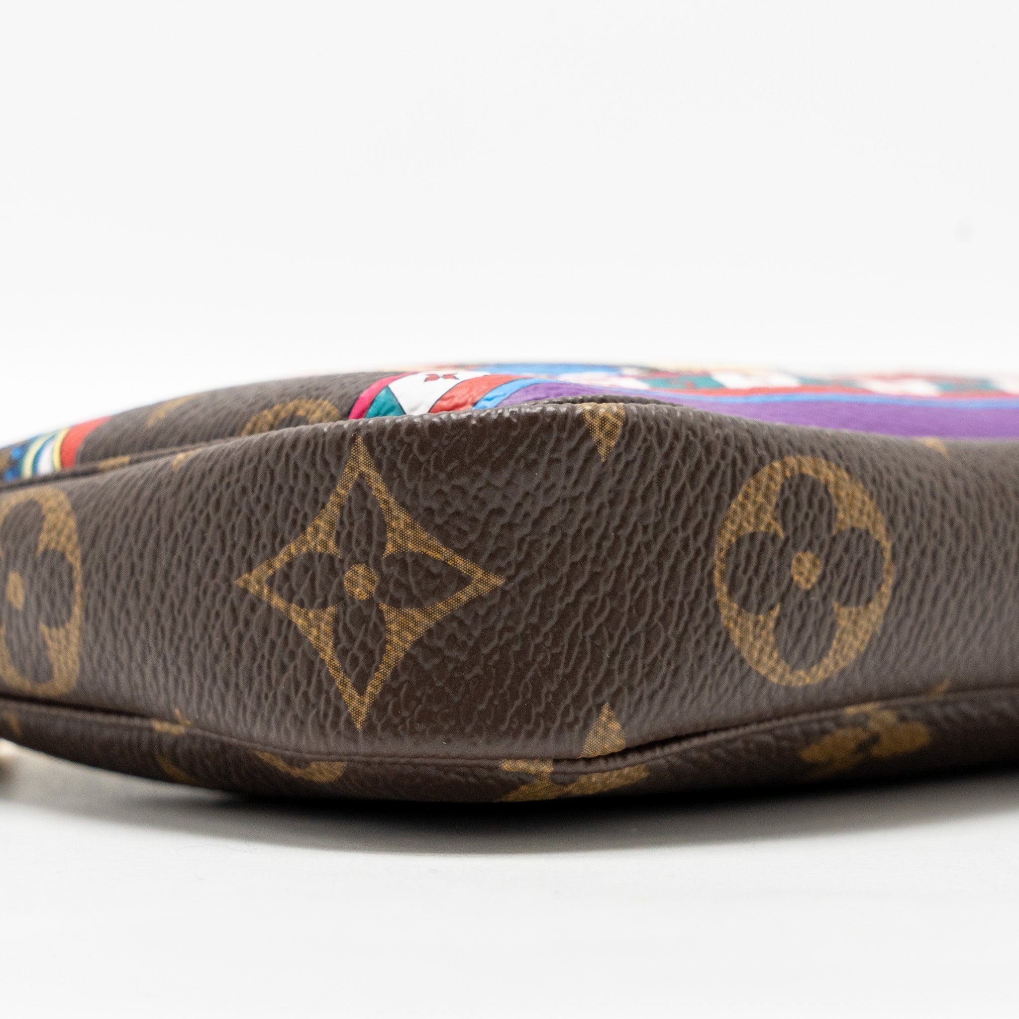 LOUIS VUITTON 2020 MINI POCHETTE 2020 CHRISTMAS ANIMATION BUMPER CARS MONOGRAM CANVAS GHW