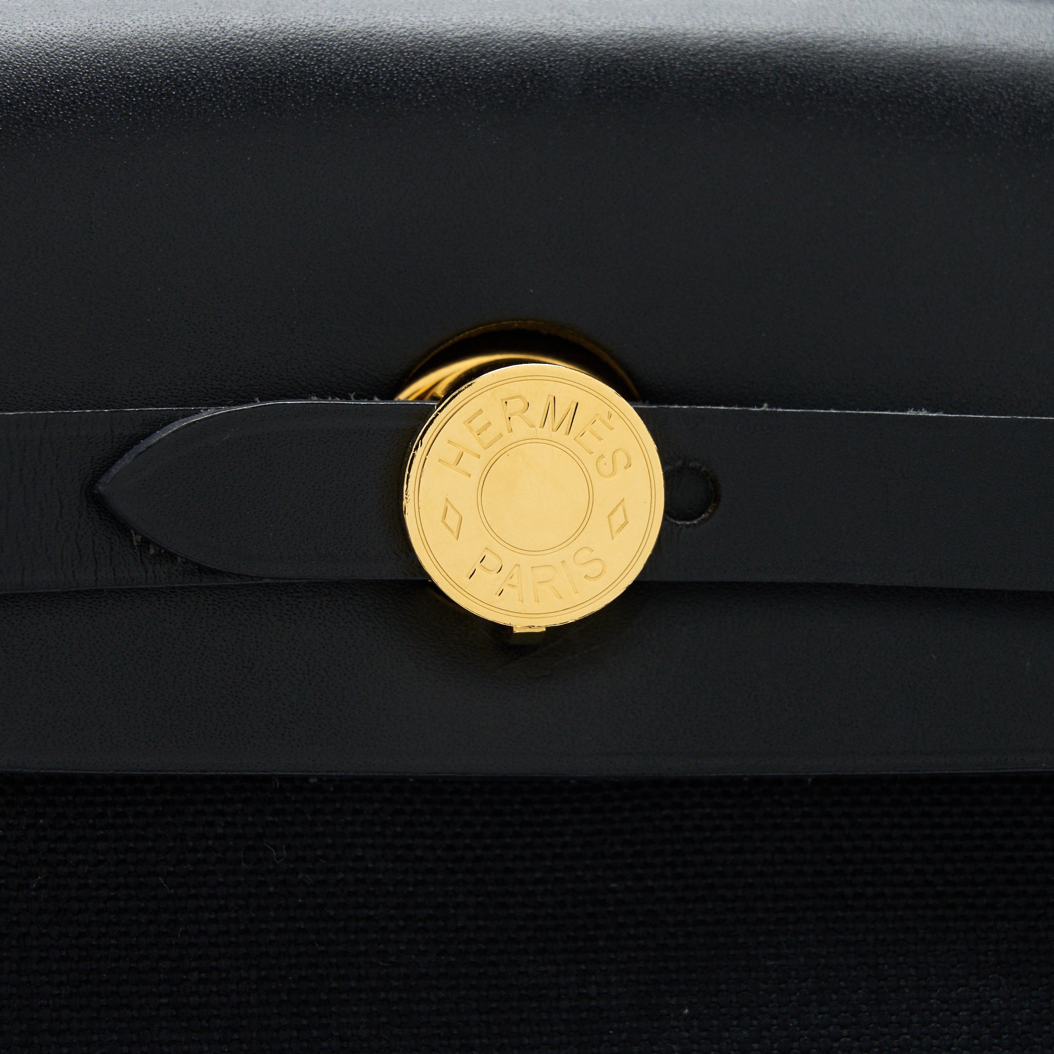 HERMES HERBAG 31 BLACK GHW