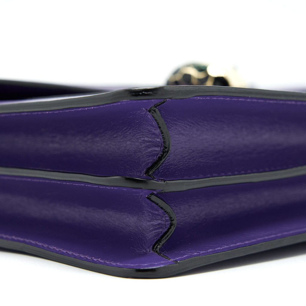 BVLGARI SERPENTI FOREVER SHOULDER BAG PURPLE LGHW