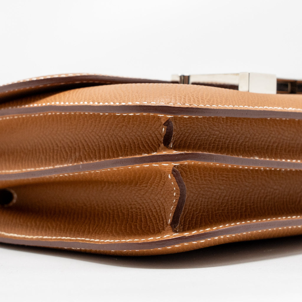 HERMES MINI CONSTANCE EPSOM GOLD SHW