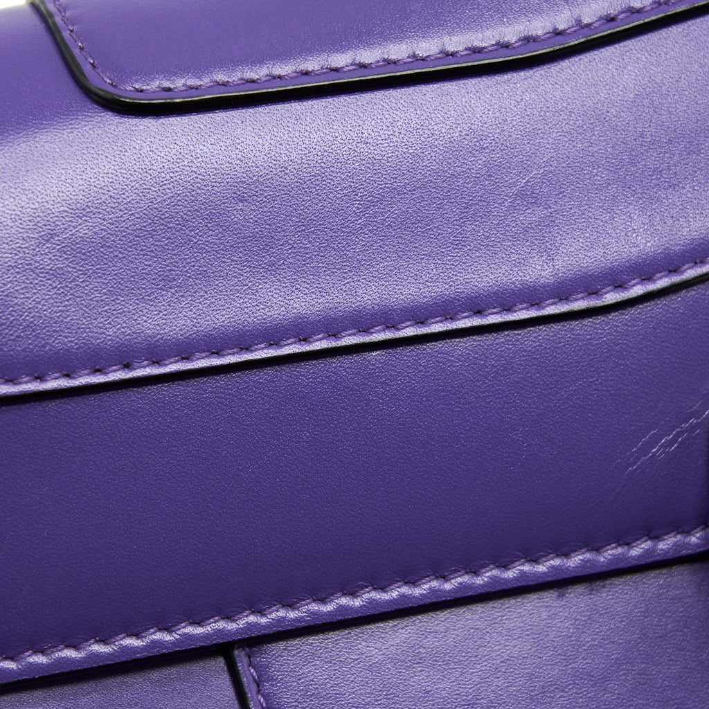 BVLGARI SERPENTI FOREVER SHOULDER BAG PURPLE LGHW