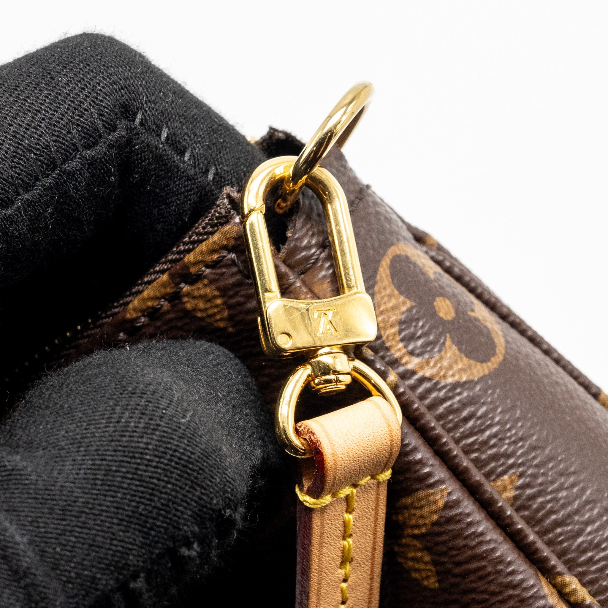 LOUIS VUITTON POCHETTE ACCESSORIES MONOGRAM CANVAS GHW