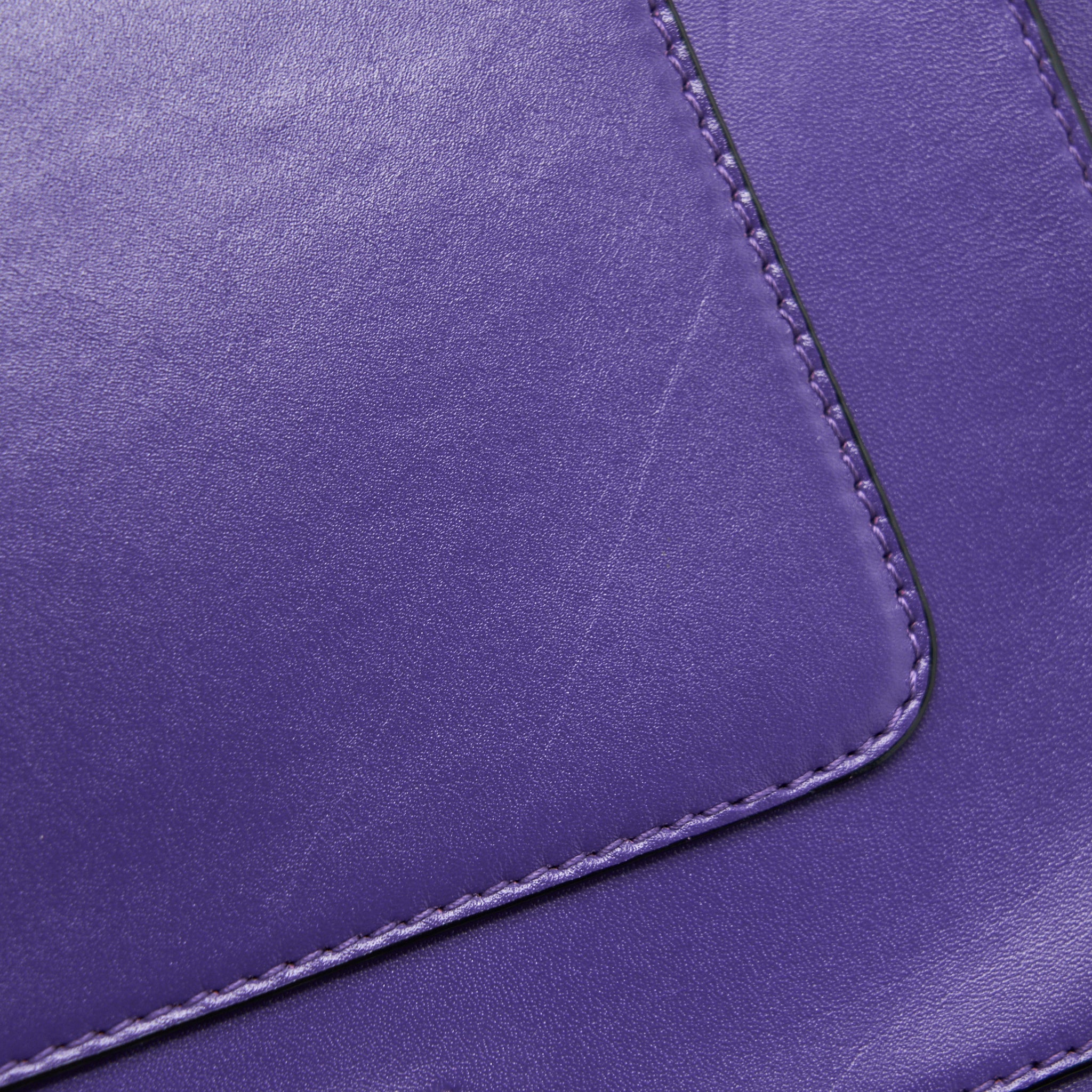 BVLGARI SERPENTI FOREVER SHOULDER BAG PURPLE LGHW