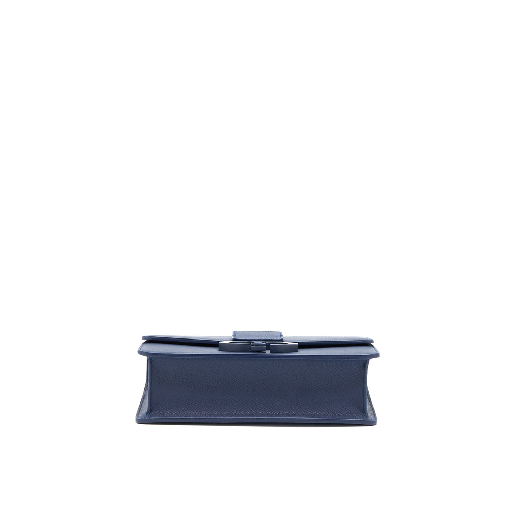 DIOR MONTAIGNE 30 CALFSKIN NAVY WITH BLACK HARDWARE
