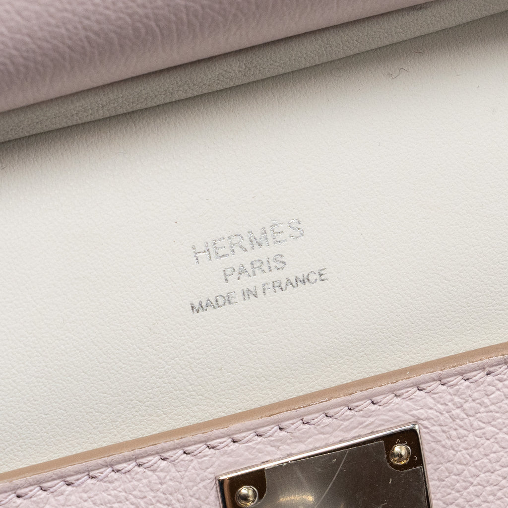 HERMES MINI JYPSIERE EVERCOLOR MAUVE PALE SHW