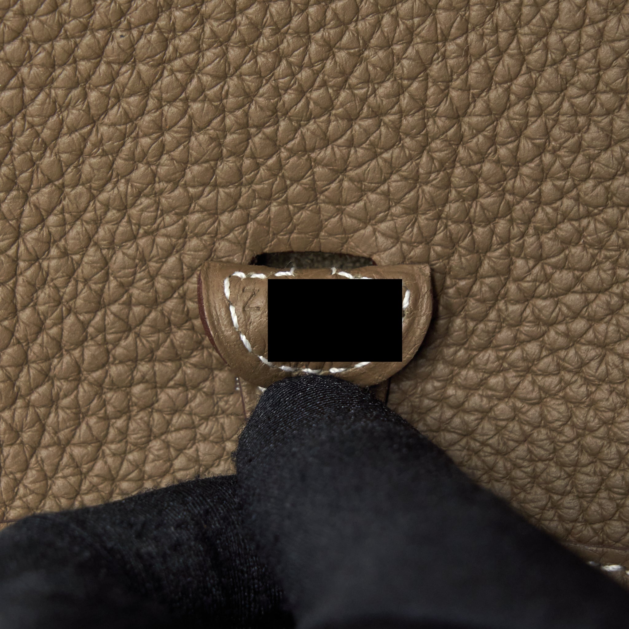 HERMES MINI EVELYNE CLEMENCE ETOUPE / BLUE INDIGO SHW