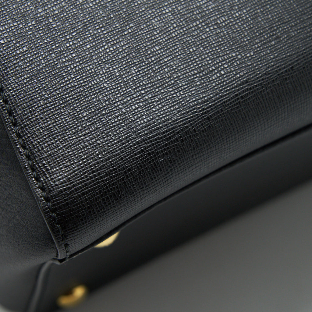 FENDI 2JOURS TOTE BAG BLACK GHW