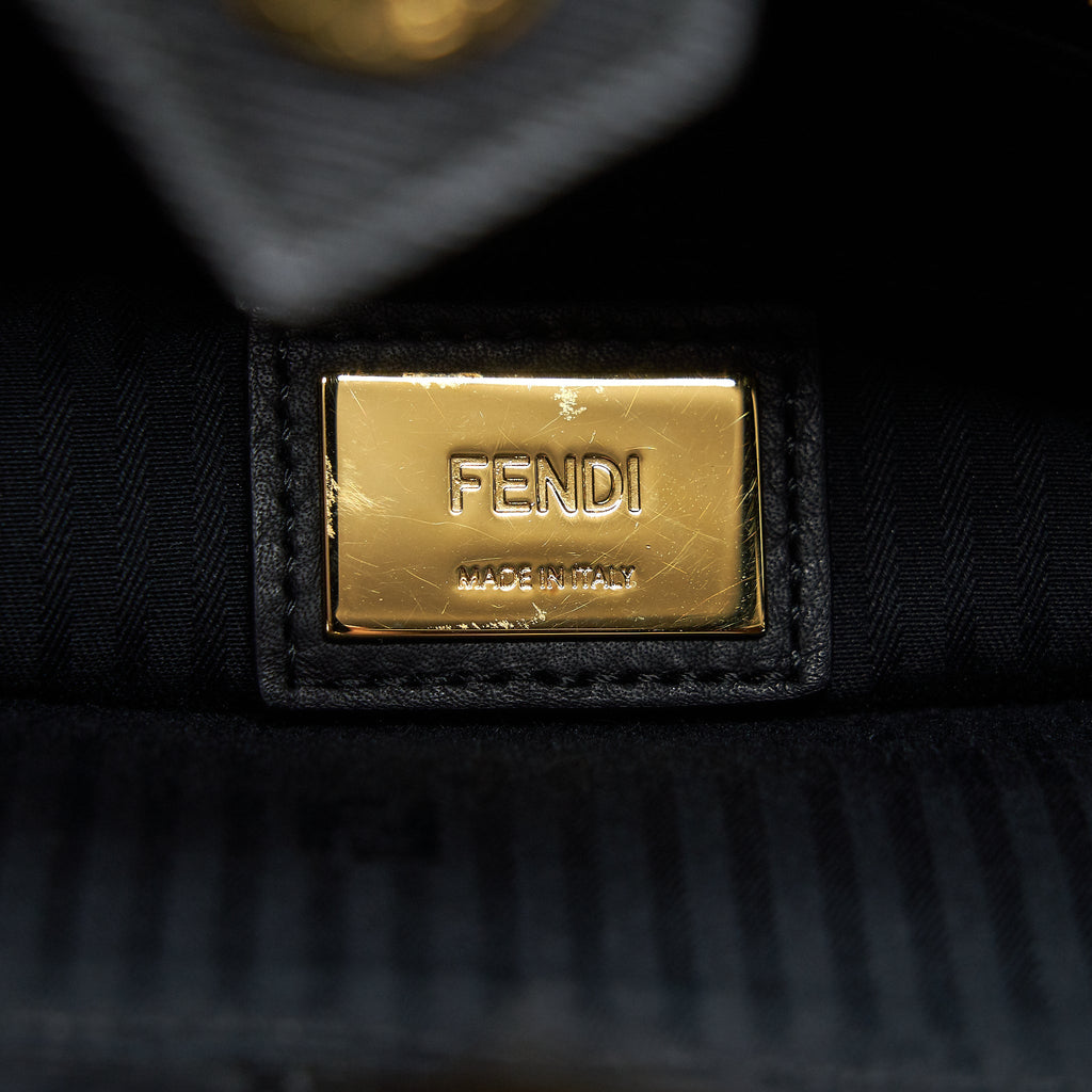 FENDI 2JOURS TOTE BAG BLACK GHW