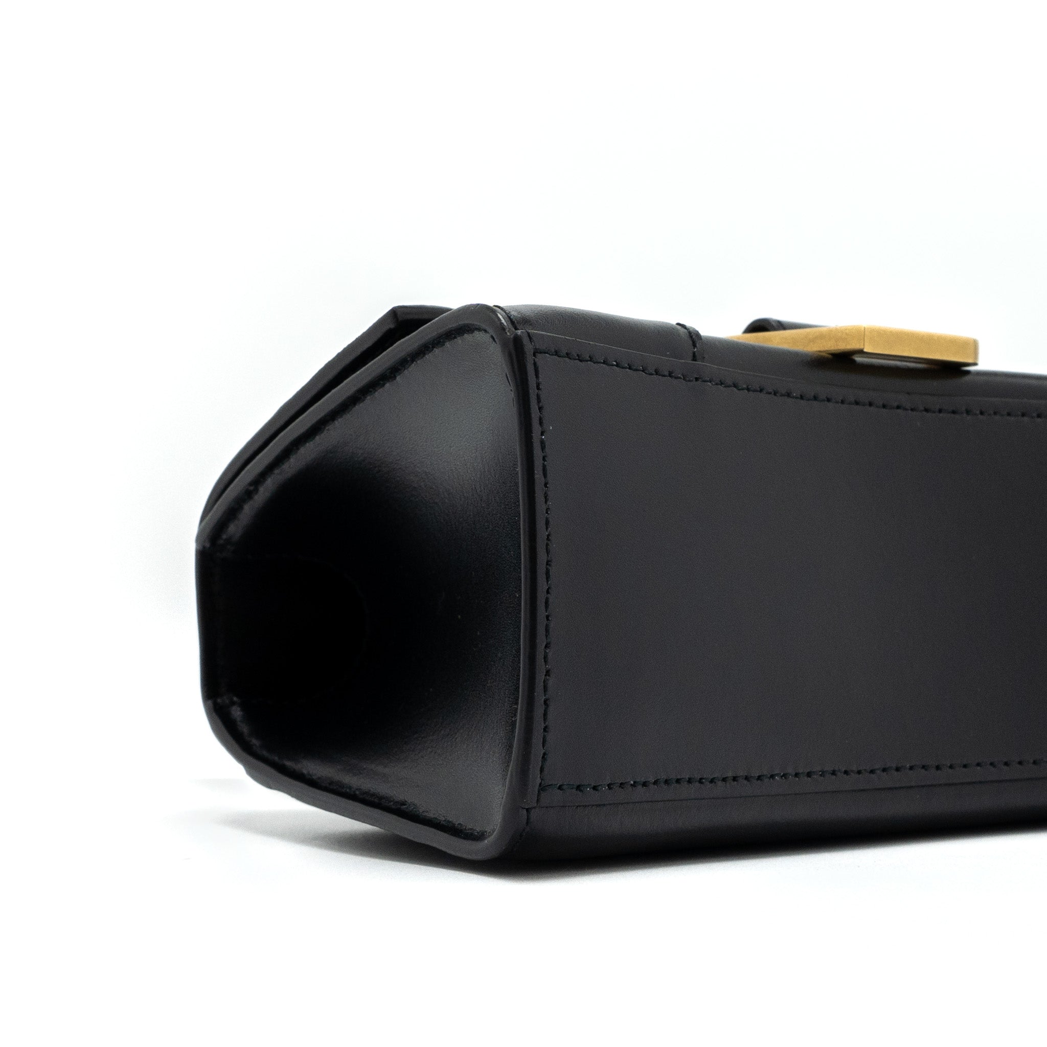 BALENCIAGA HOURGLASS XS CALFSKIN BLACK GHW