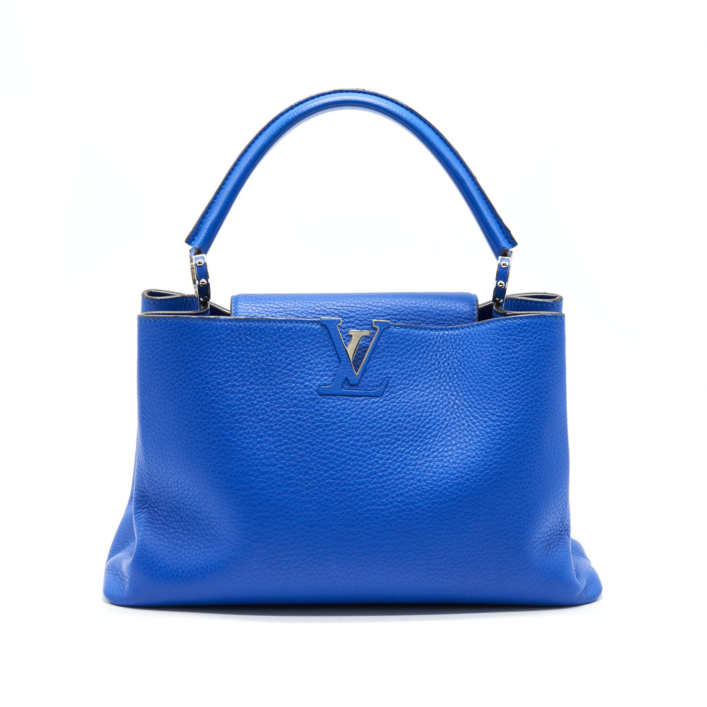 LOUIS VUITTON CAPUCINES ROYAL BLUE MM