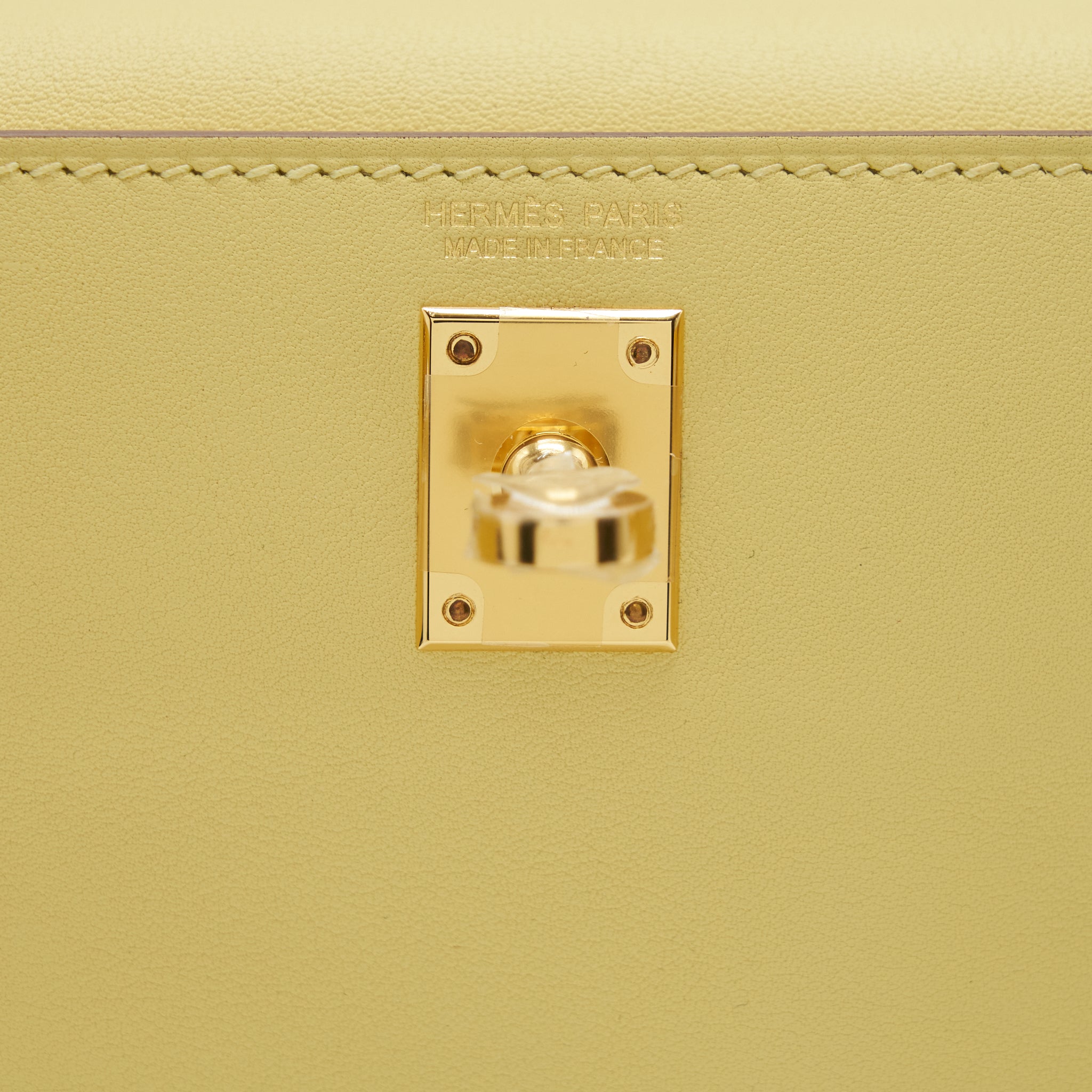 HERMES KELLY DANSE SWIFT 1Z JAUNE POUSSIN GHW