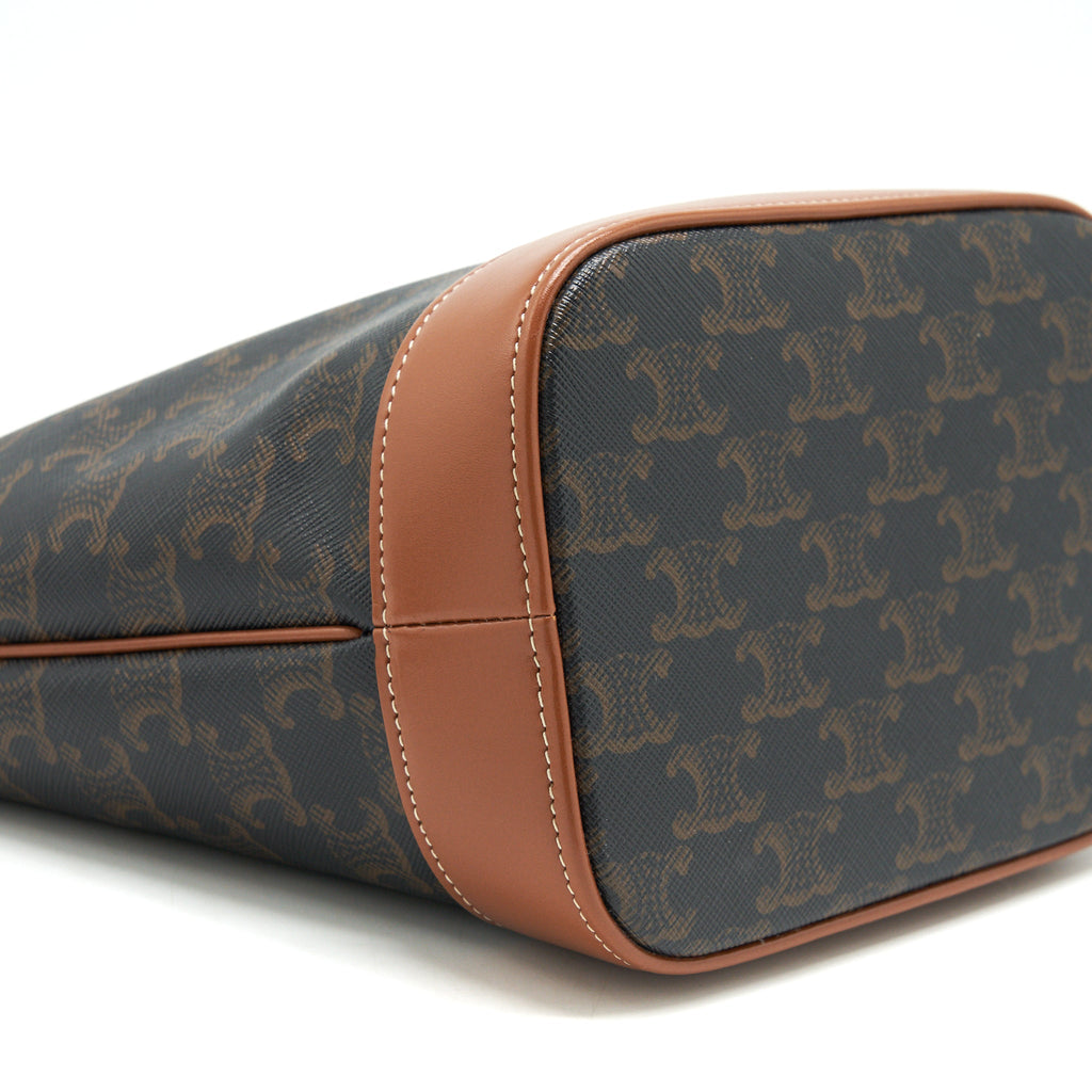 CELINE SMALL BUCKET GOLD TRIOMPHE