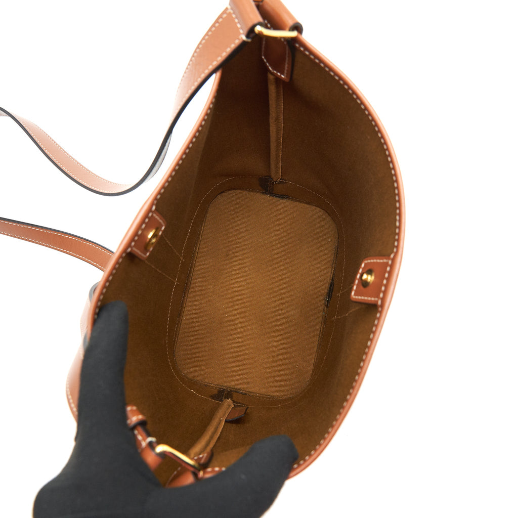CELINE SMALL BUCKET GOLD TRIOMPHE