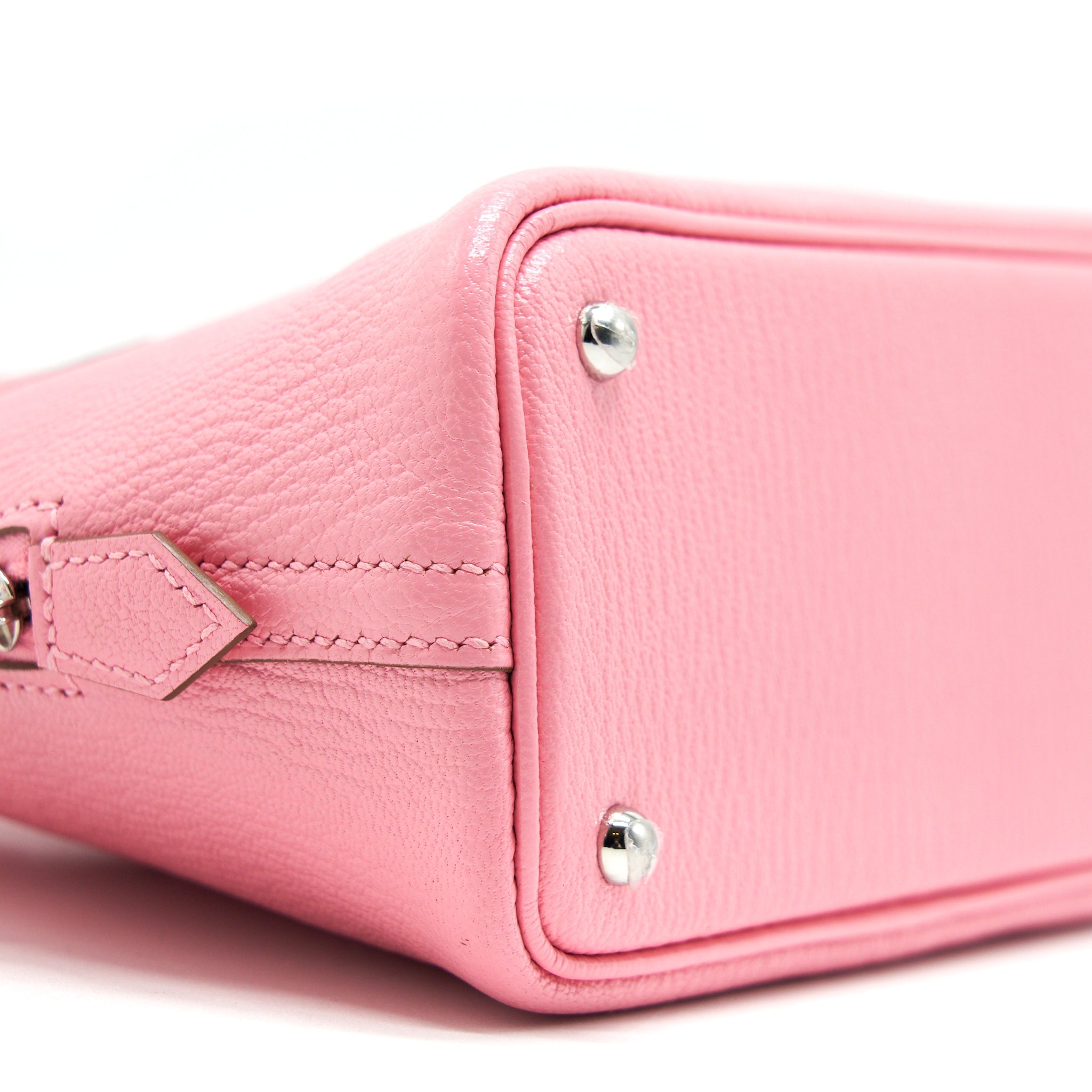 HERMES MINI BOLIDE ROSE CONFETTI CHEVRE MYSORE