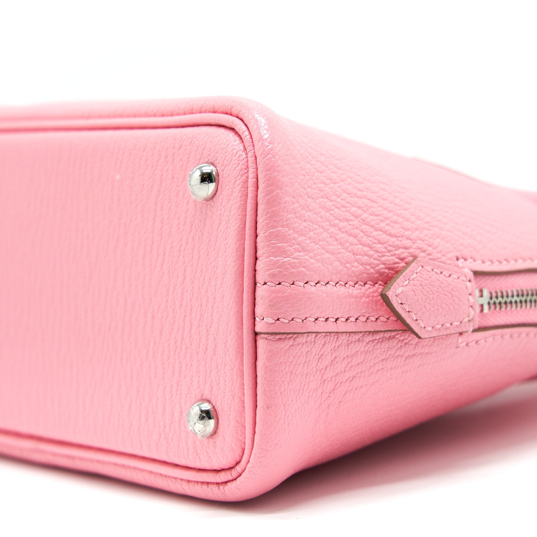 HERMES MINI BOLIDE ROSE CONFETTI CHEVRE MYSORE