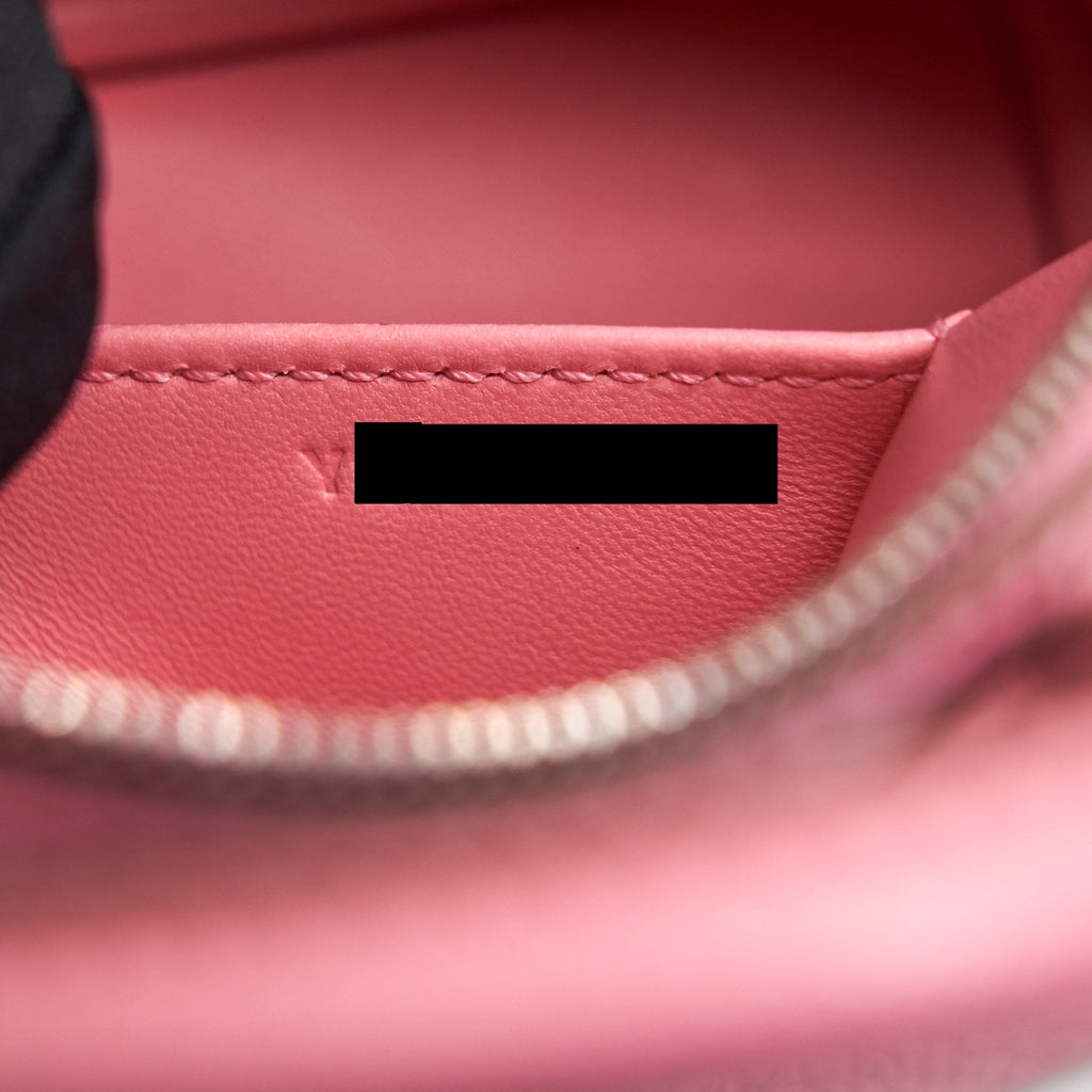 HERMES MINI BOLIDE ROSE CONFETTI CHEVRE MYSORE