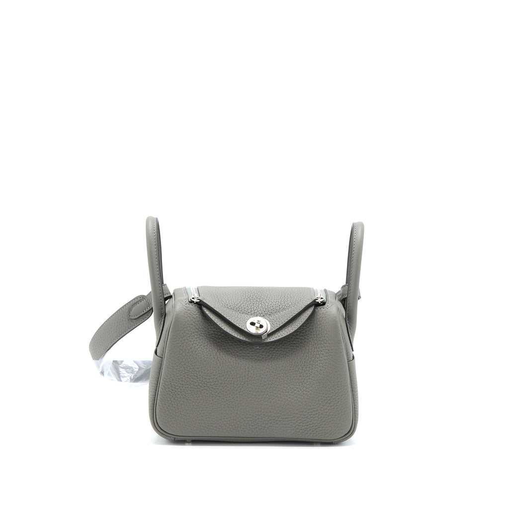 HERMES MINI LINDY CLEMENCE 0L GRIS MEYER SHW