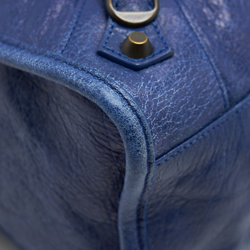 BALENCIAGA CLASSIC CITY BAG BLUE