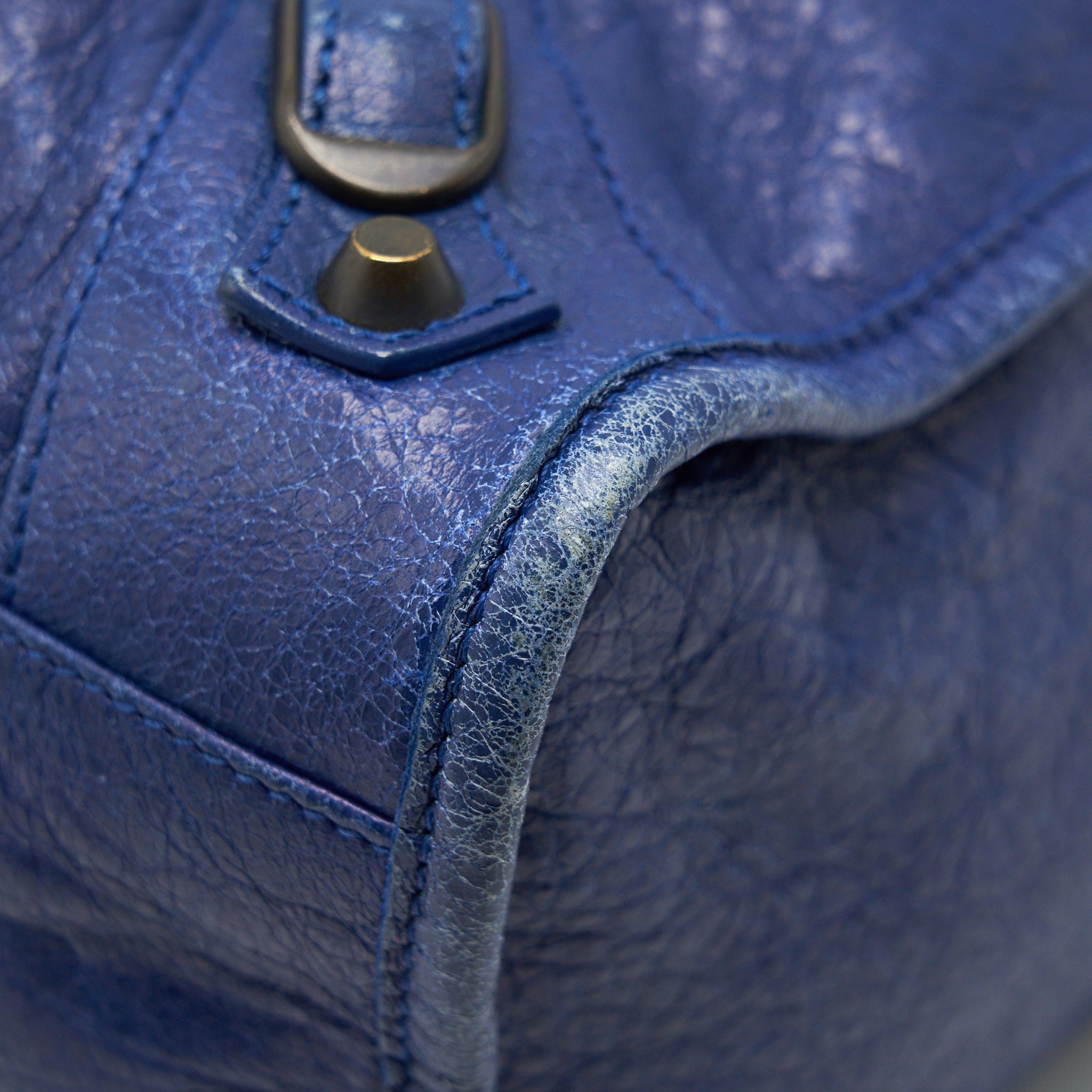 BALENCIAGA CLASSIC CITY BAG BLUE