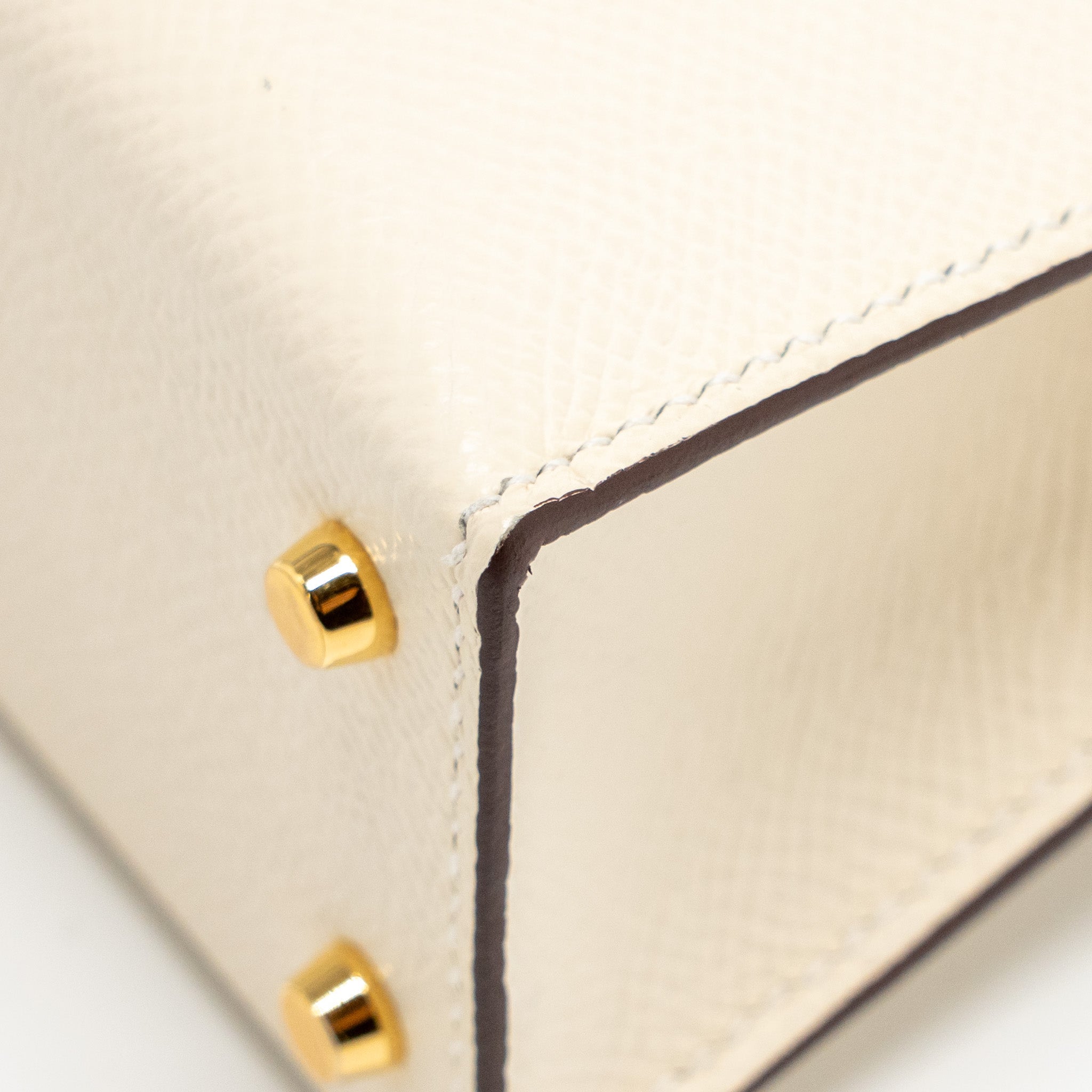 HERMES MINI KELLY II EPSOM NATA GHW