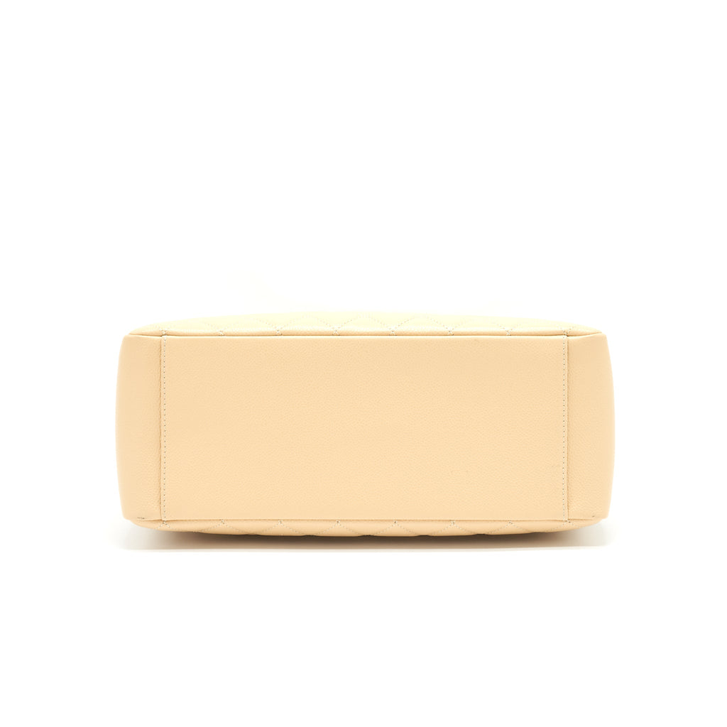 CHANEL GRAND SHOPPING TOTE BAG BEIGE WITH GHW
