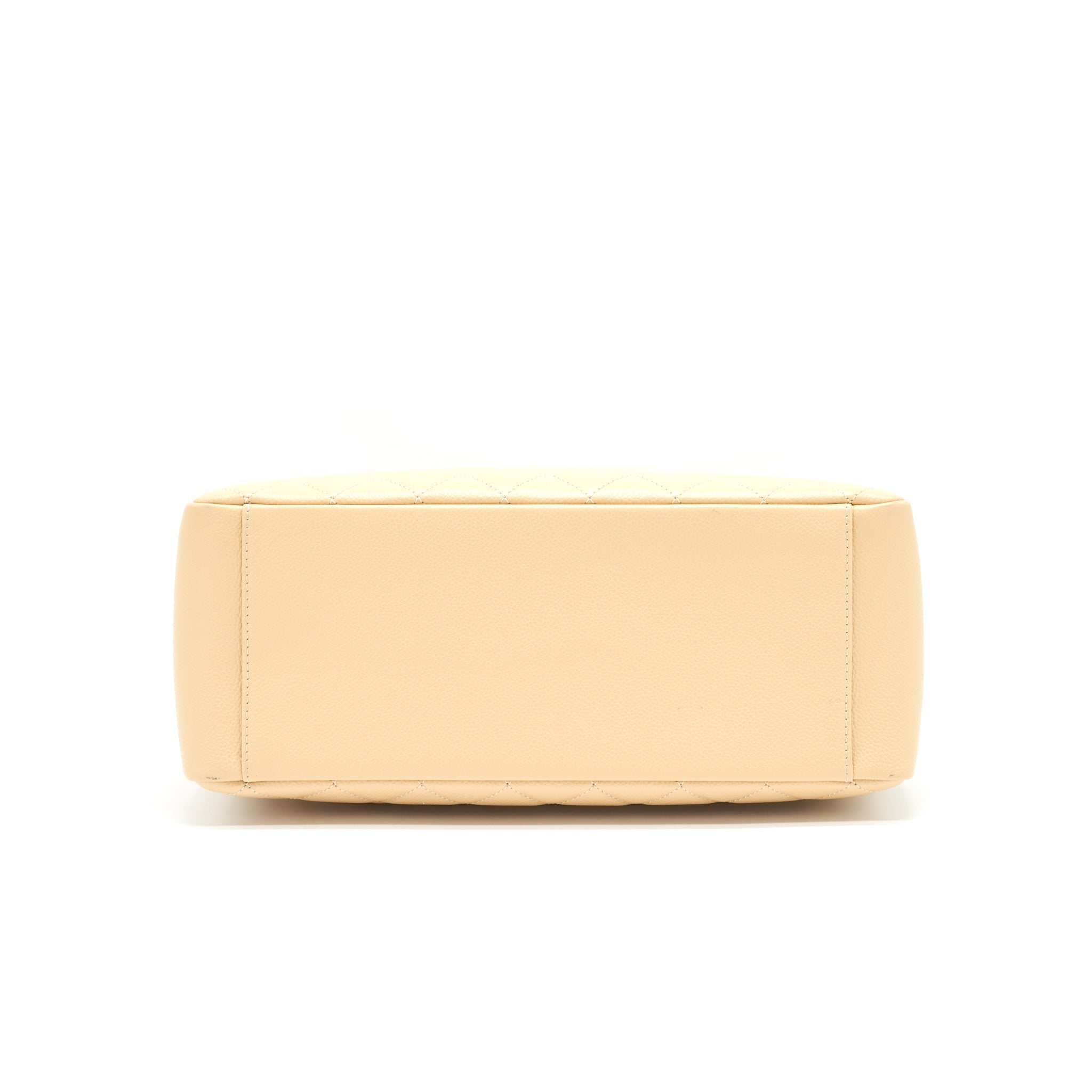 CHANEL GRAND SHOPPING TOTE BAG BEIGE WITH GHW