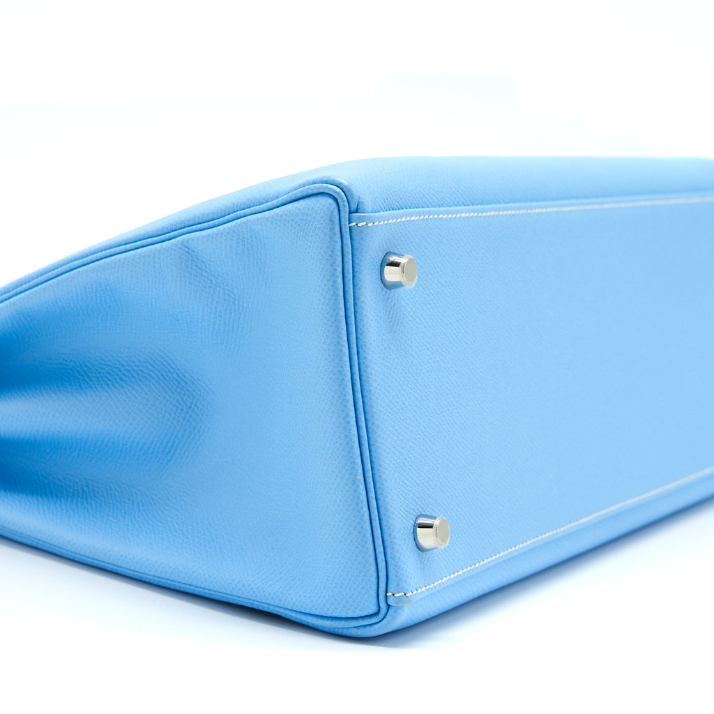 HERMES KELLY 35 EPSOM 7N CELESTE SHW