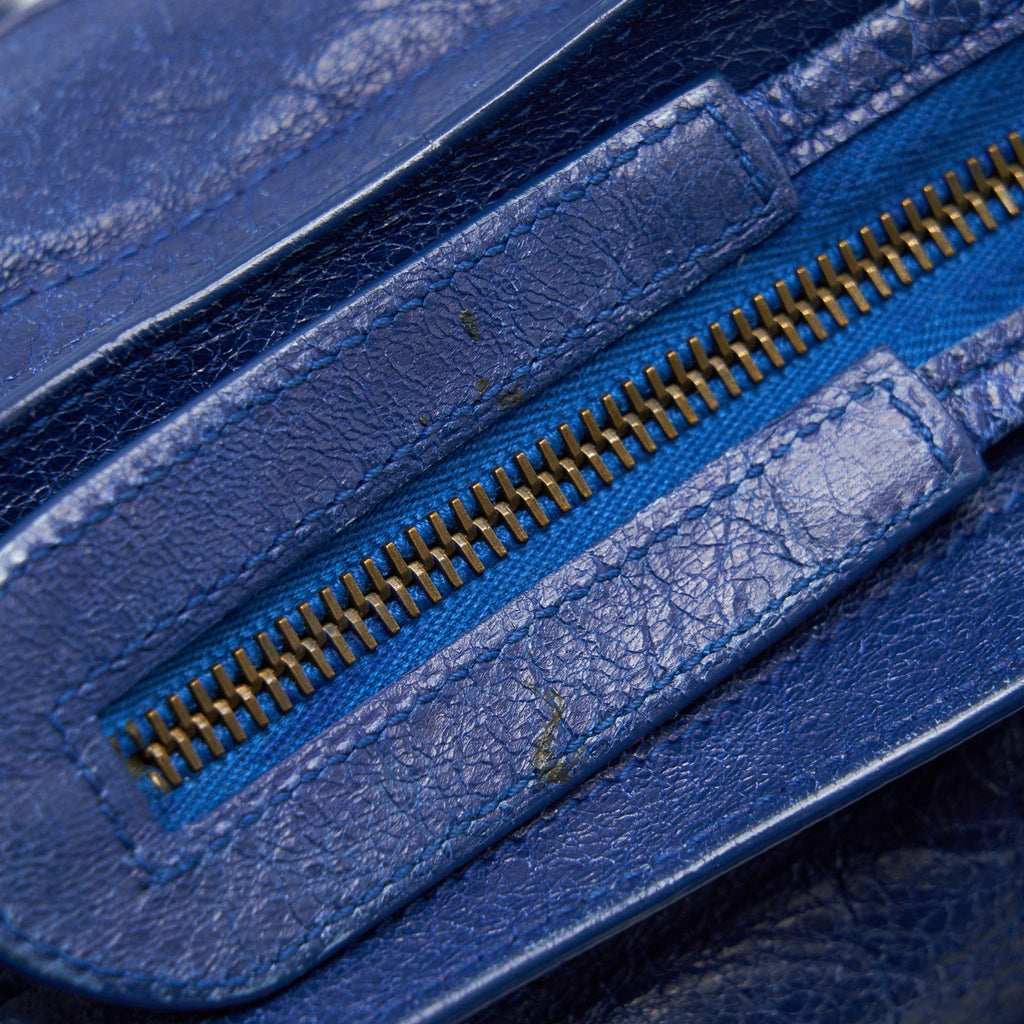BALENCIAGA CLASSIC CITY BAG BLUE