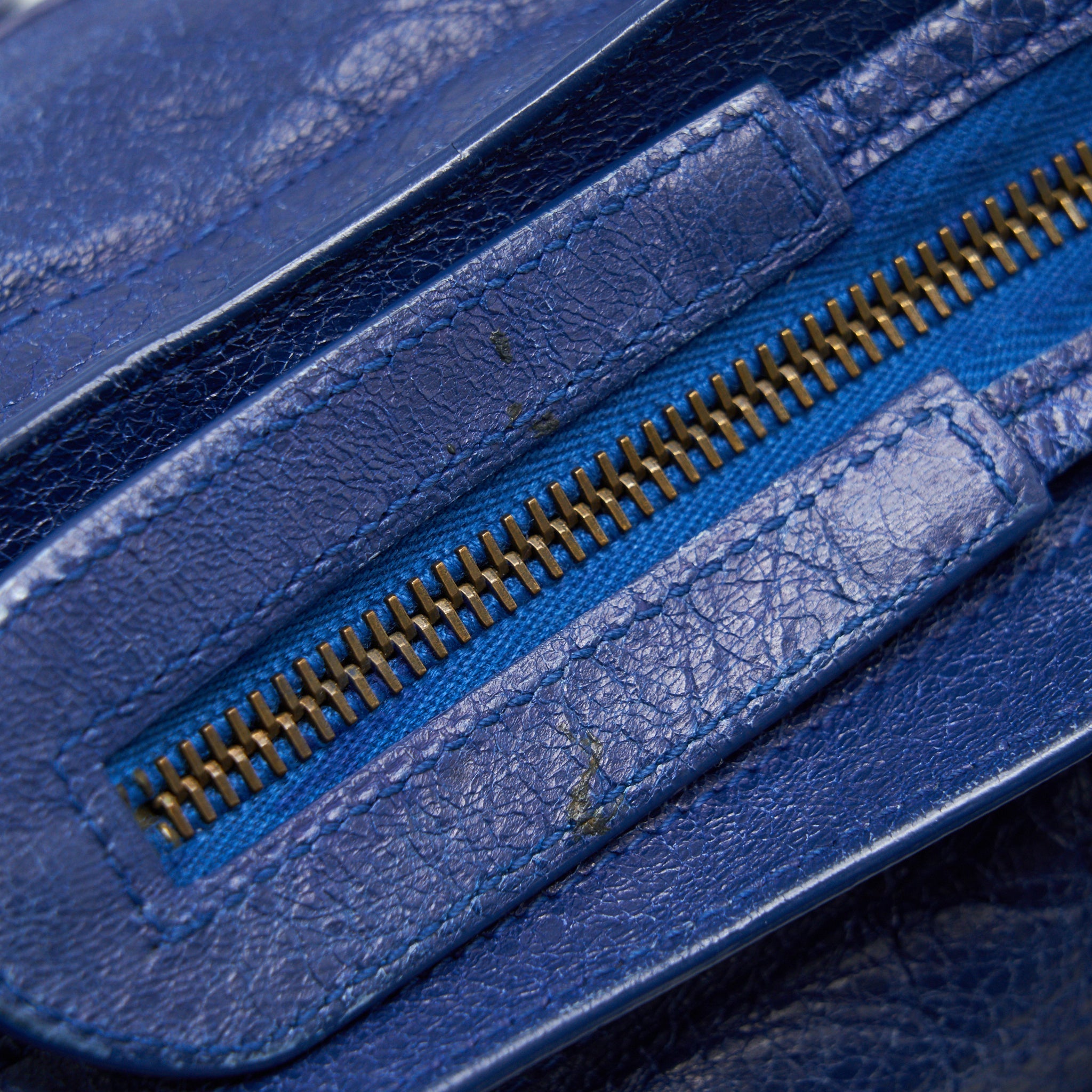 BALENCIAGA CLASSIC CITY BAG BLUE