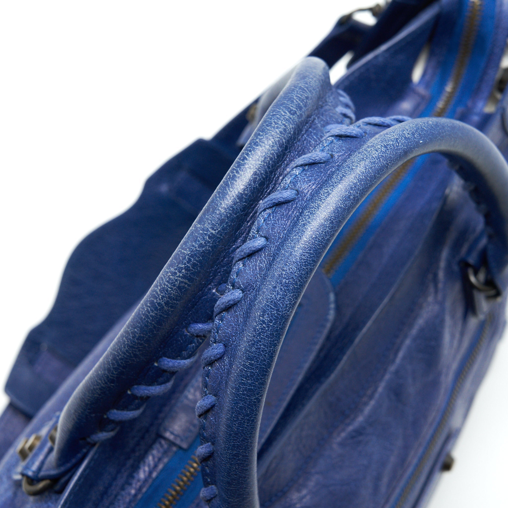 BALENCIAGA CLASSIC CITY BAG BLUE