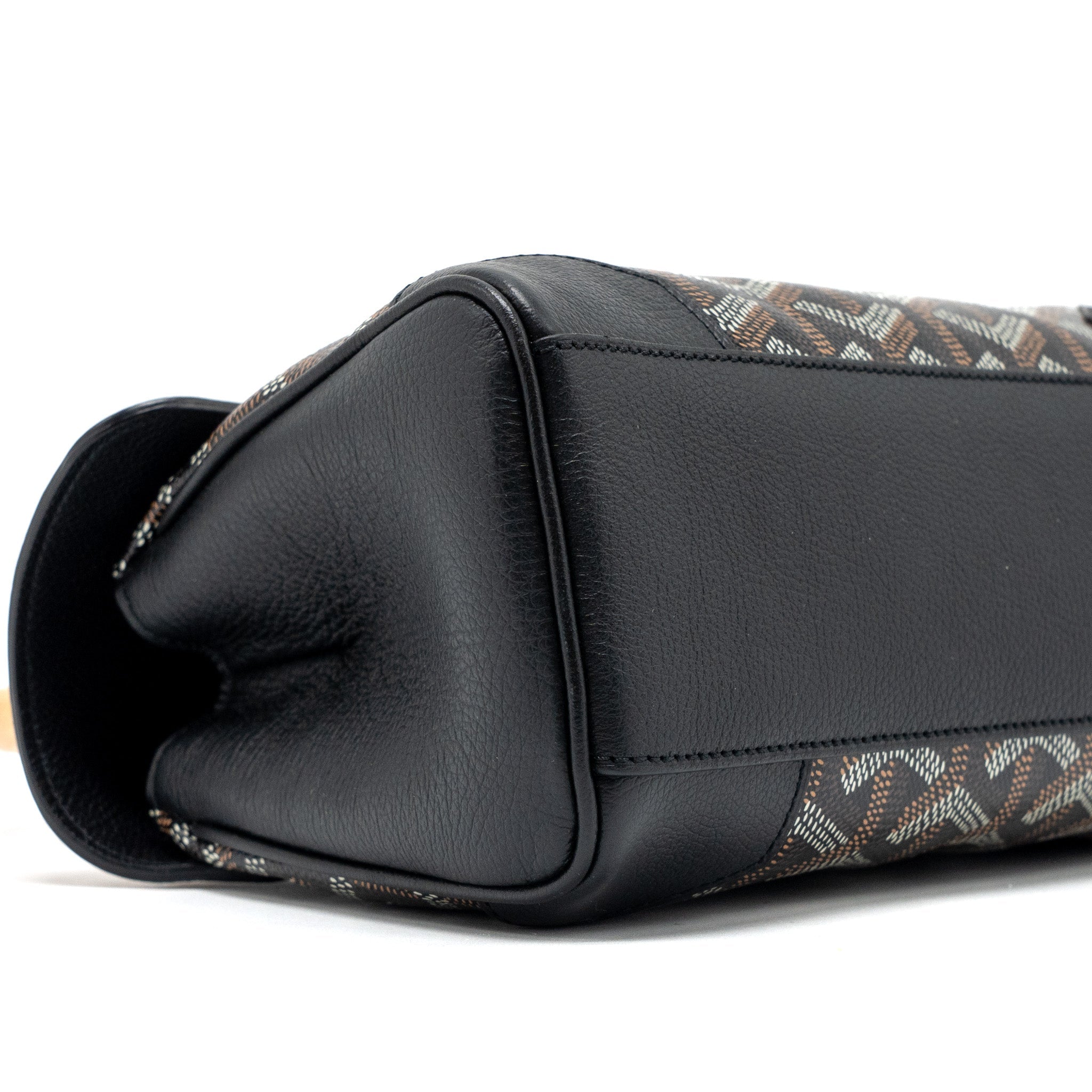 GOYARD SAIGON MINI GOYARDLINE CANVAS BLACK/MULTICOLOUR SHW