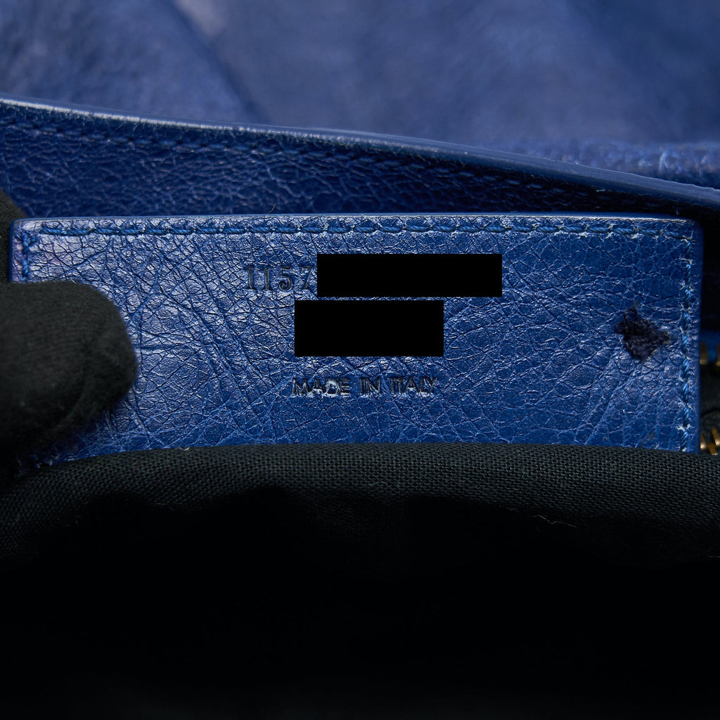 BALENCIAGA CLASSIC CITY BAG BLUE