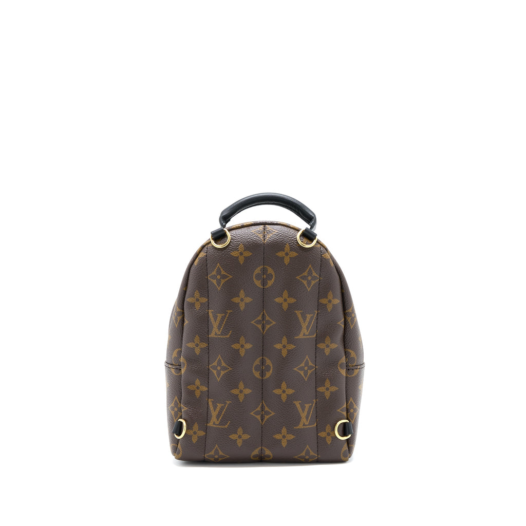 LOUIS VUITTON PALM SPRINGS MINI BACKPACK NEW VERSION MONOGRAM CANVAS GHW