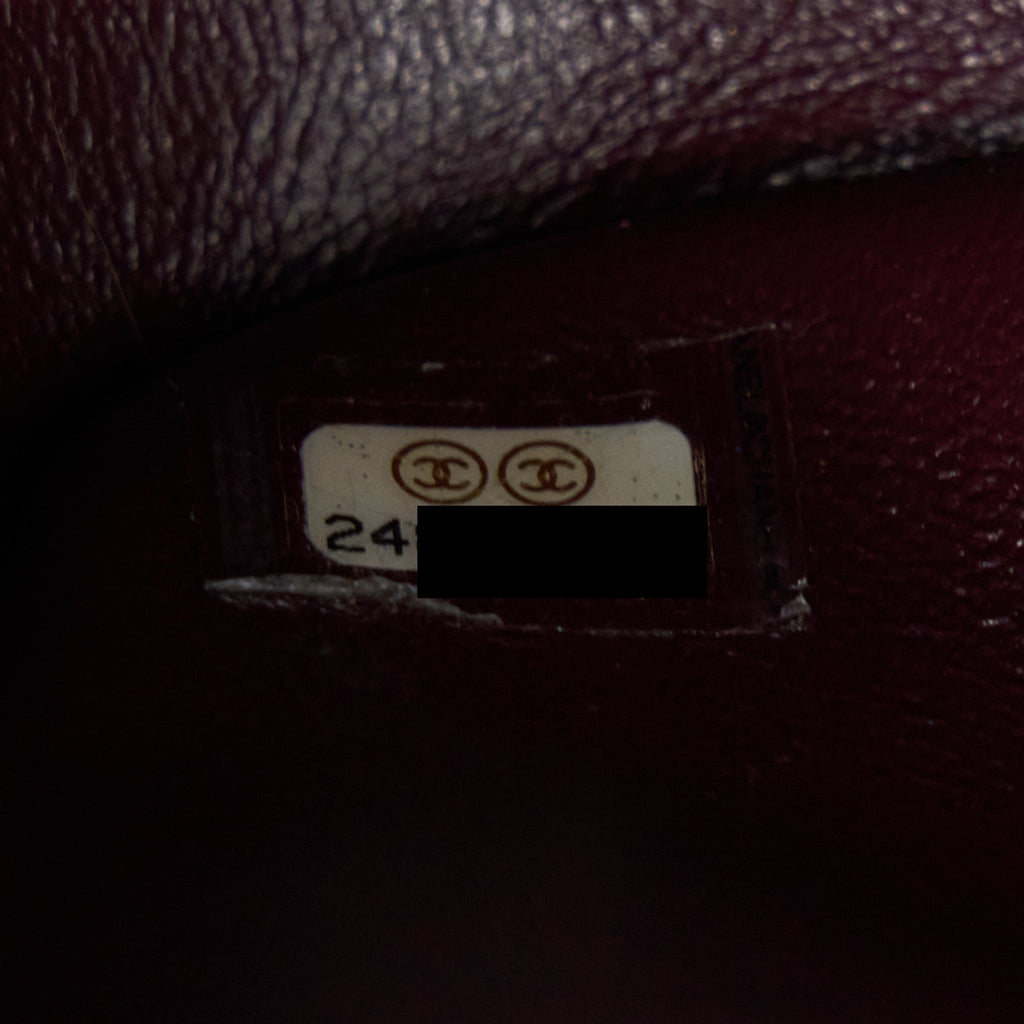 CHANEL CLASSIC JUMBO DOUBLE FLAP BAG CAVIAR BLACK SHW