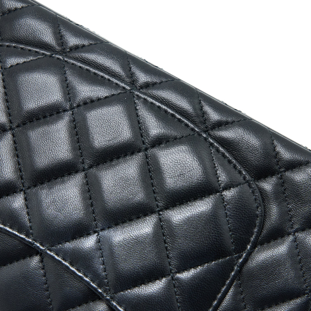 CHANEL MINI RECTANGULAR WITH COCO BAG CHARM LIMITED EDITION LAMBSKIN BLACK LGHW
